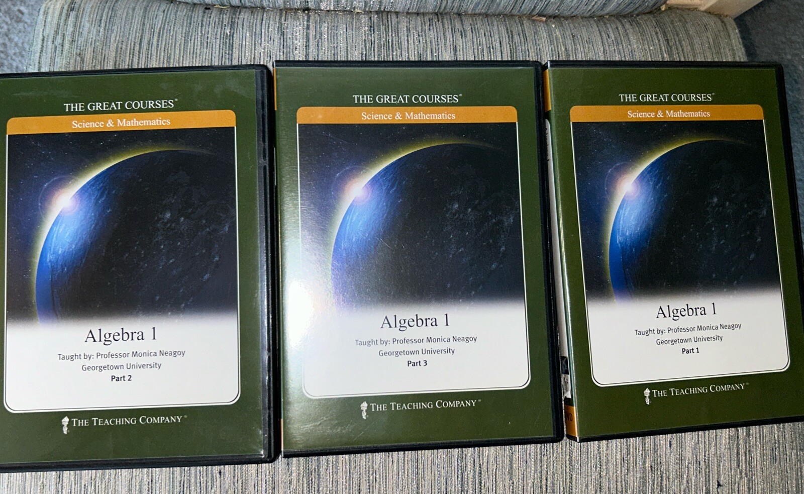The Great Courses: Science & Mathematics, Algebra 1, Parts 1- 3 – Prof. Neagoy