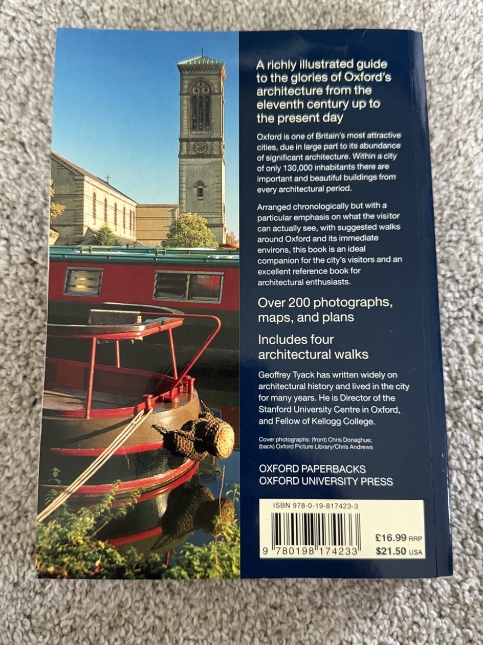 Oxford (First Printing) An Architectural Guide