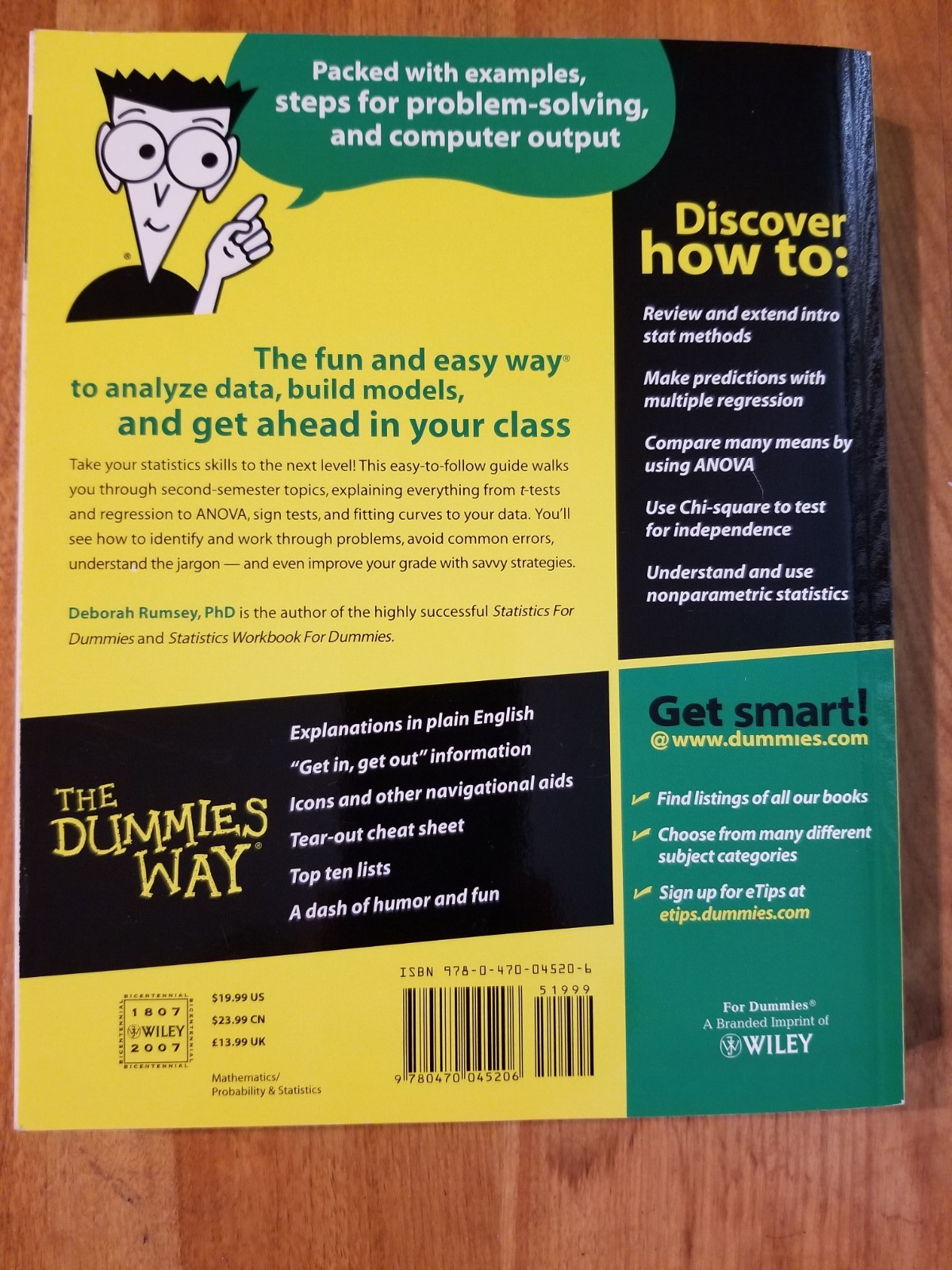 Intermediate Statistics For Dummies – Paperback – VERY GOOD