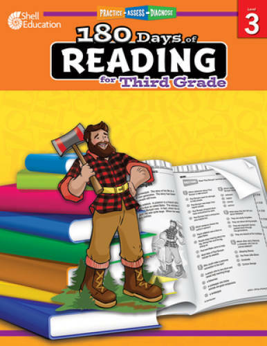 180 Days of Reading for Third Grade (180 Days of Practice) – VERY GOOD
