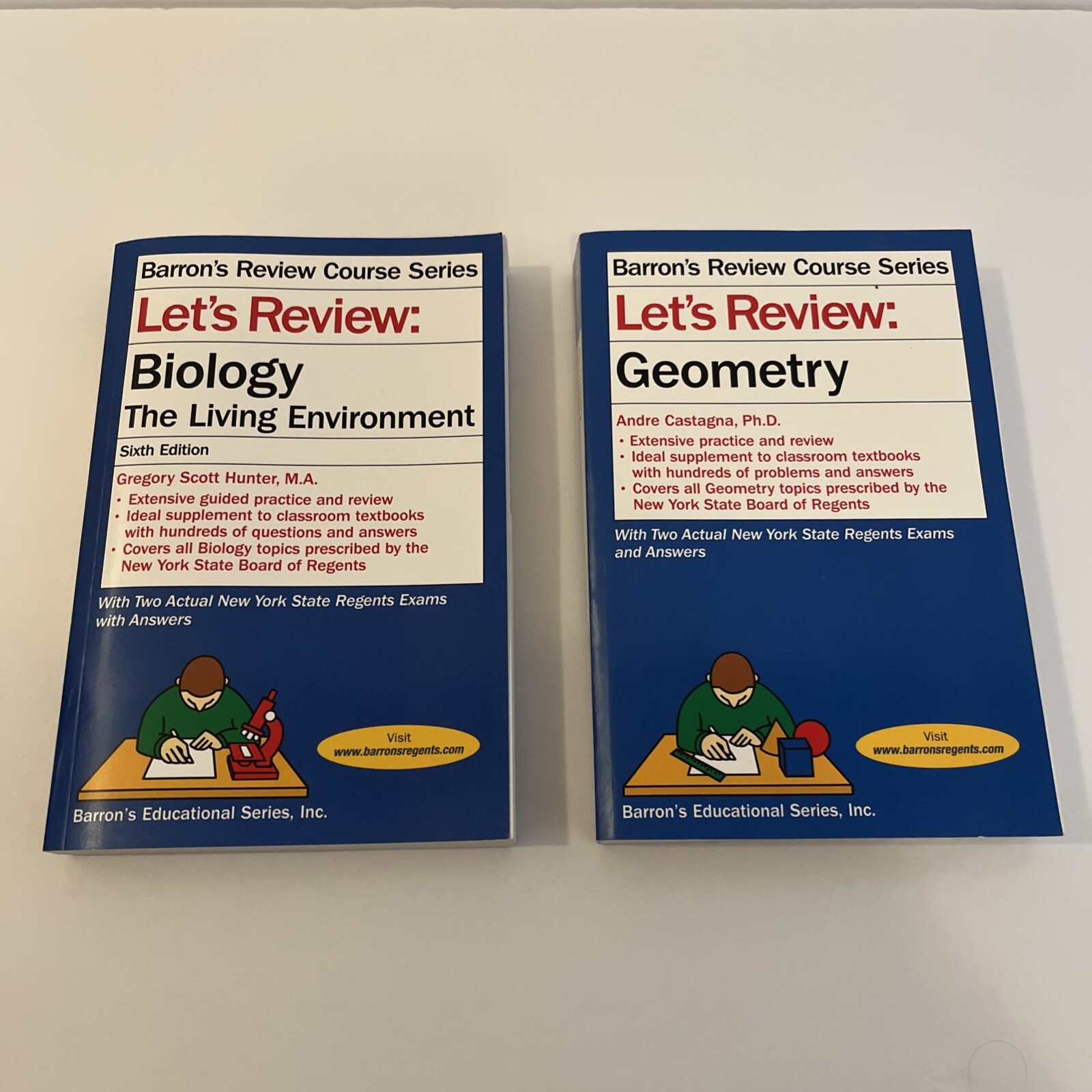 Barron’s Review Course Series Lets Review Biology & Geometry 2017