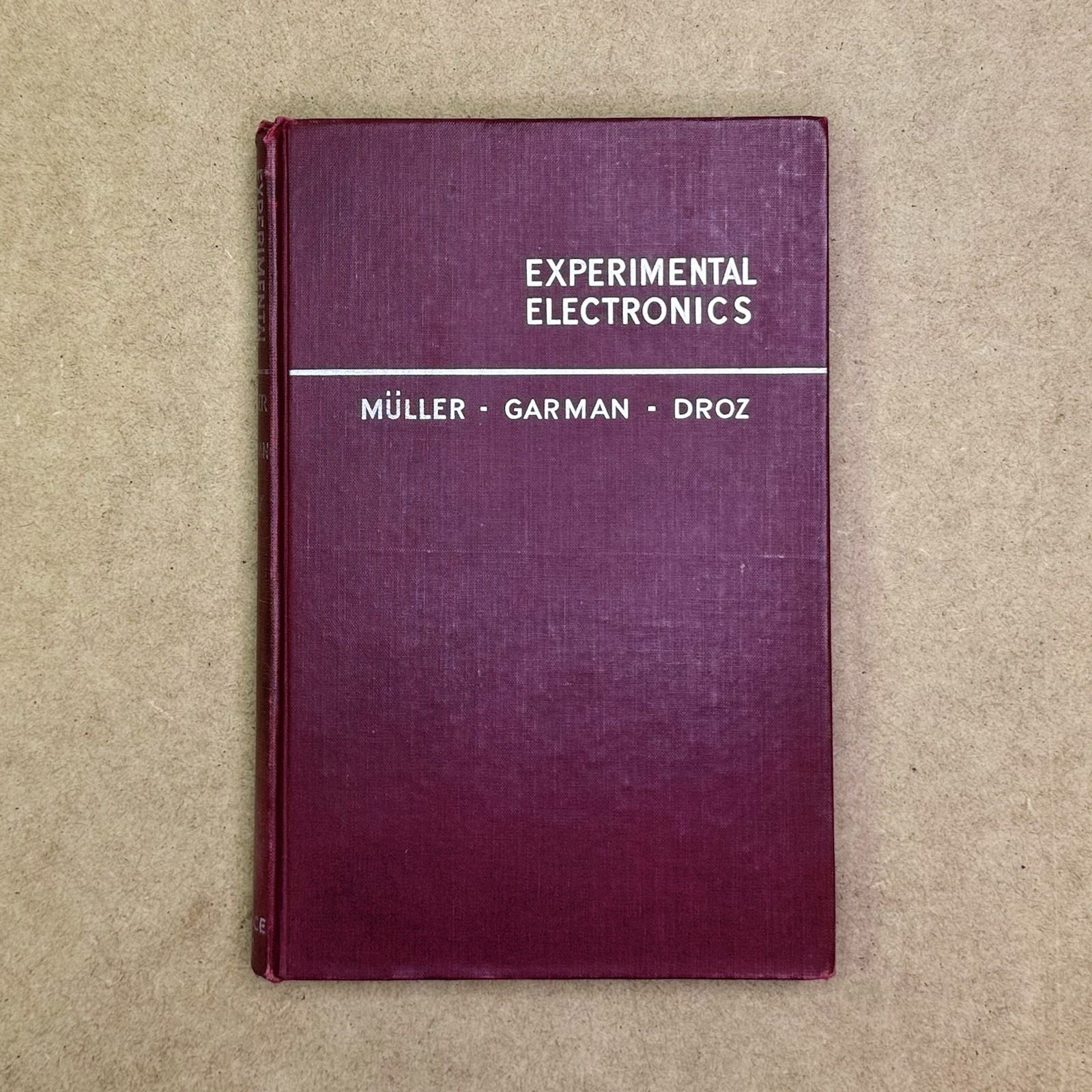 Vintage 1945 Experimental Electronics 1st Edition 6th Print by Müller (NYU) HC