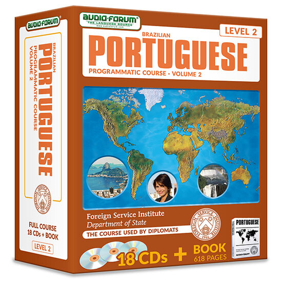 FSI: Programmatic (Brazilian) Portuguese 2 (18 CDs/Book) by Foreign Service Inst