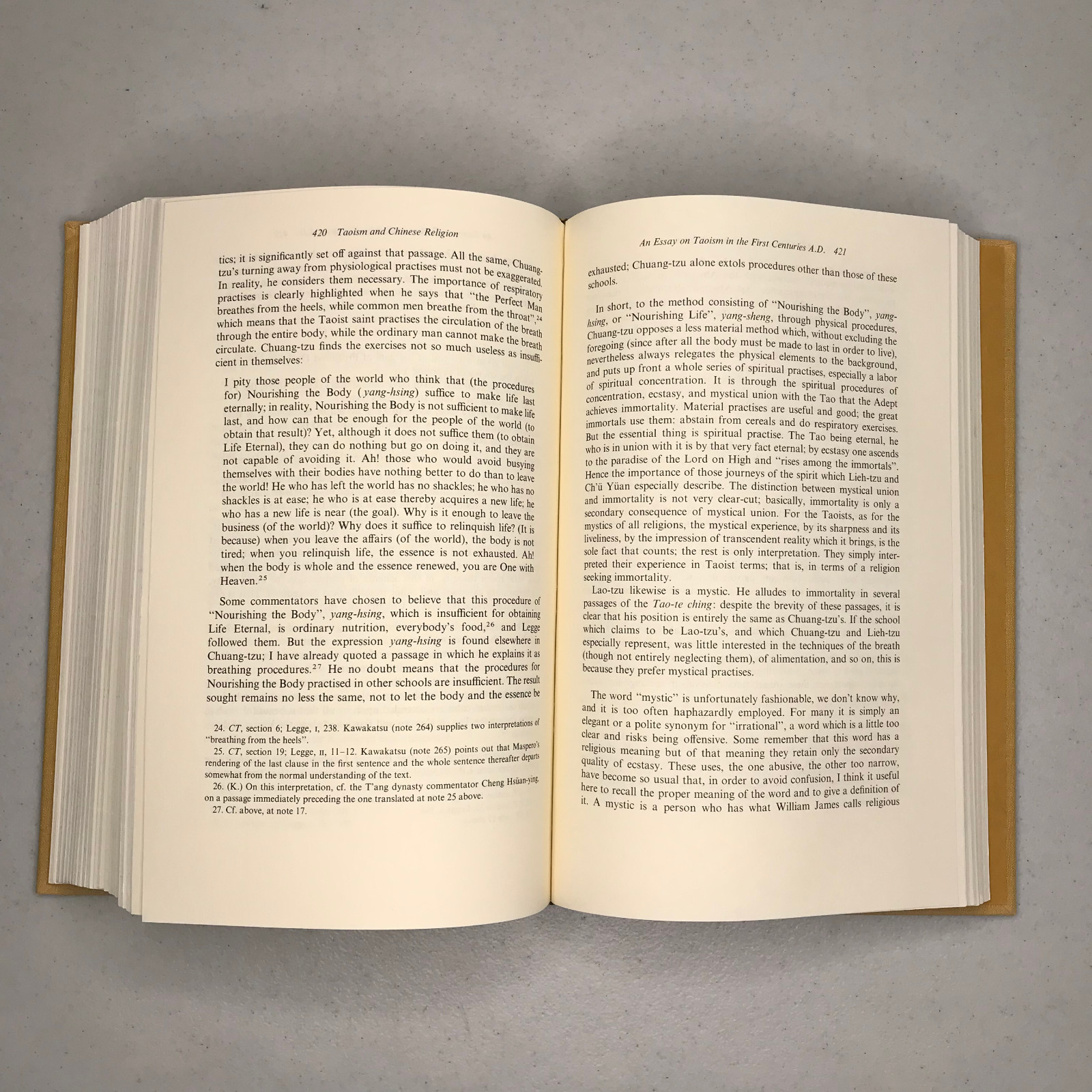 Taoism and Chinese Religion Henri Maspero 1981 University o Mass Library Binding