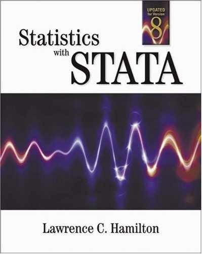Statistics with STATA, Version – Paperback, by Hamilton Lawrence C. – Very Good