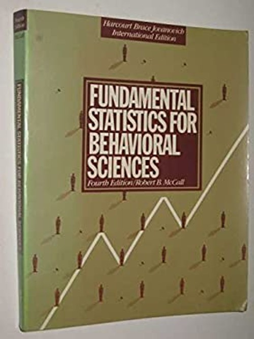 Fundamental Statistics for the Behavioral Sciences Hardcover Robe