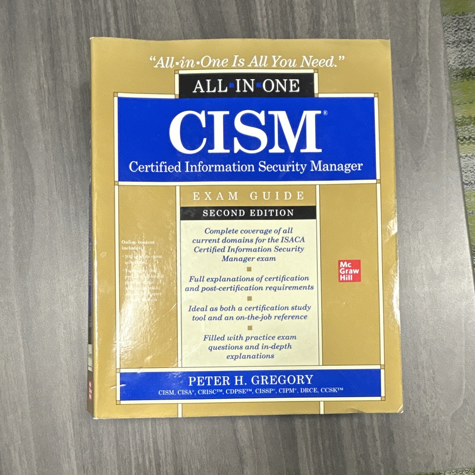 All-in-One CISM Exam Guide 2nd Ed Peter H. Gregory (McGraw-Hill) 2010