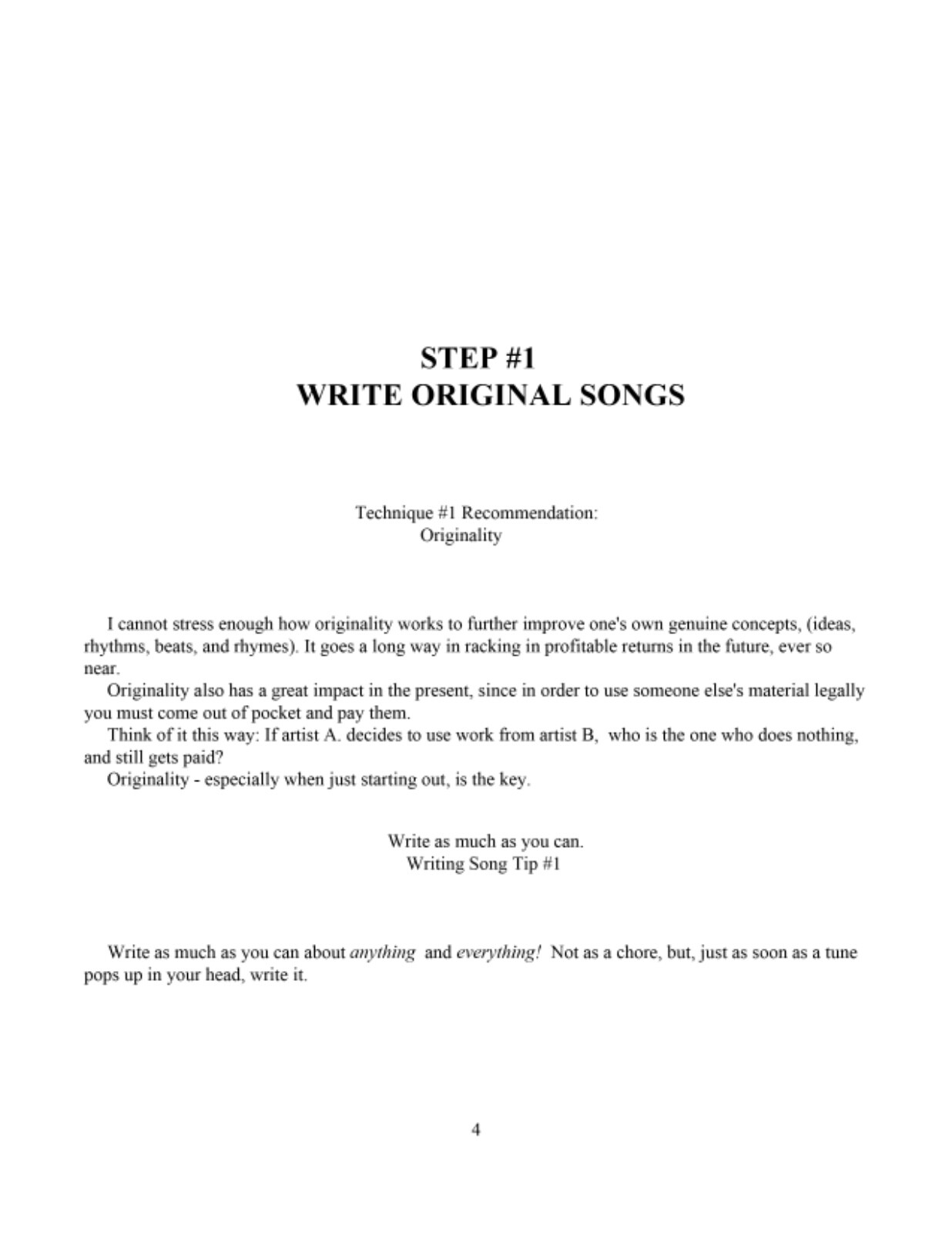 BOOK – MUSIC – HOW TO – 62 Pages- HOW TO RELEASE YOUR 1st CD! – Annor M. Doeman