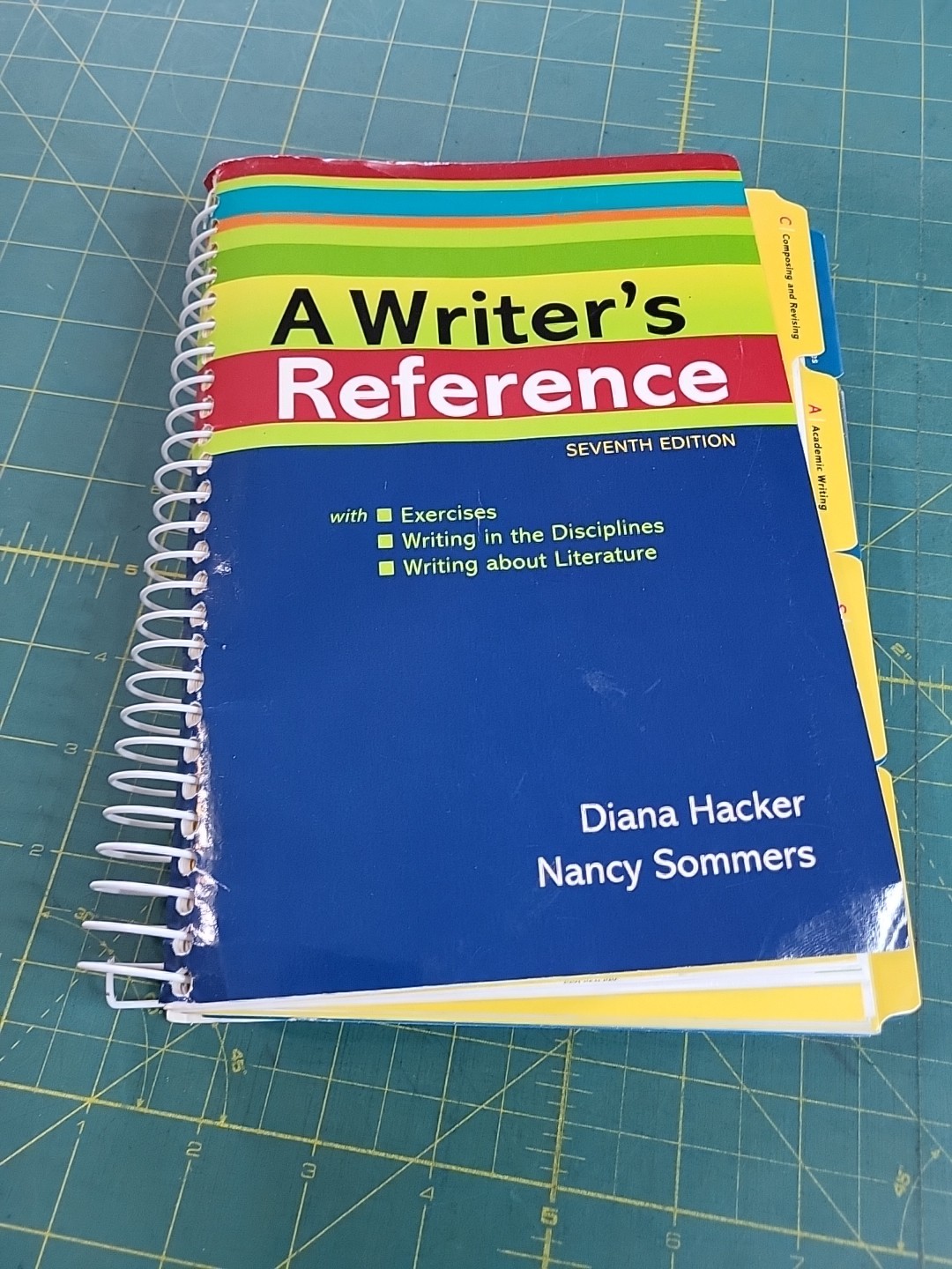A Writers Reference 7th Edition by Diana Hacker Nancy Sommers