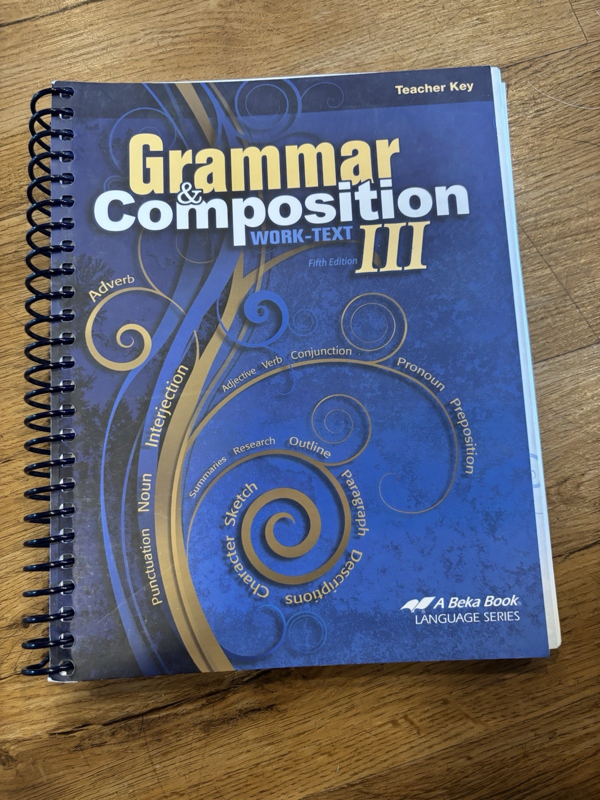 A Beka Grammar & Composition Work Text III teacher key 5th ed