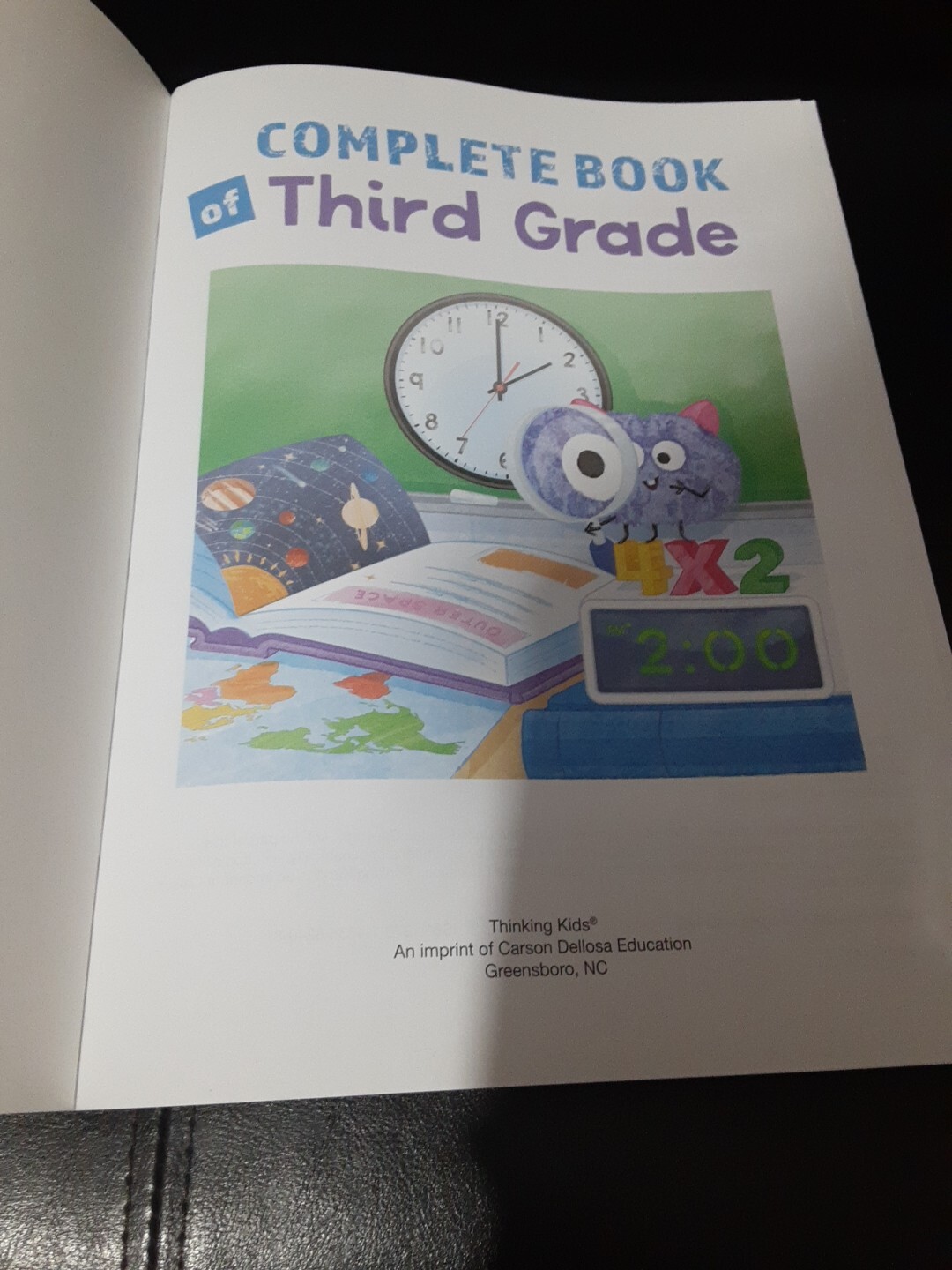 Carson Dellosa Education Complete Book Of Third Grade Workbook 256 Pages New