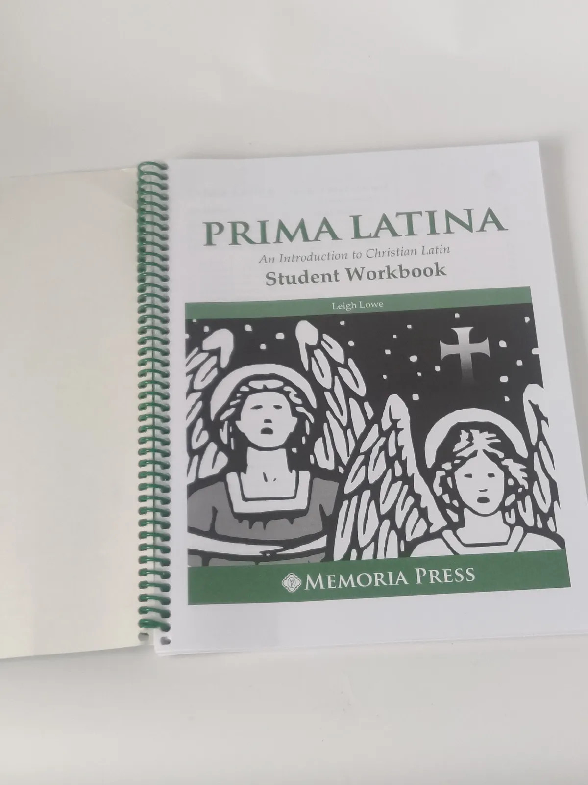 Memoria Press Prima Latina Student Workbook Beige Paper Spiral Bound Second