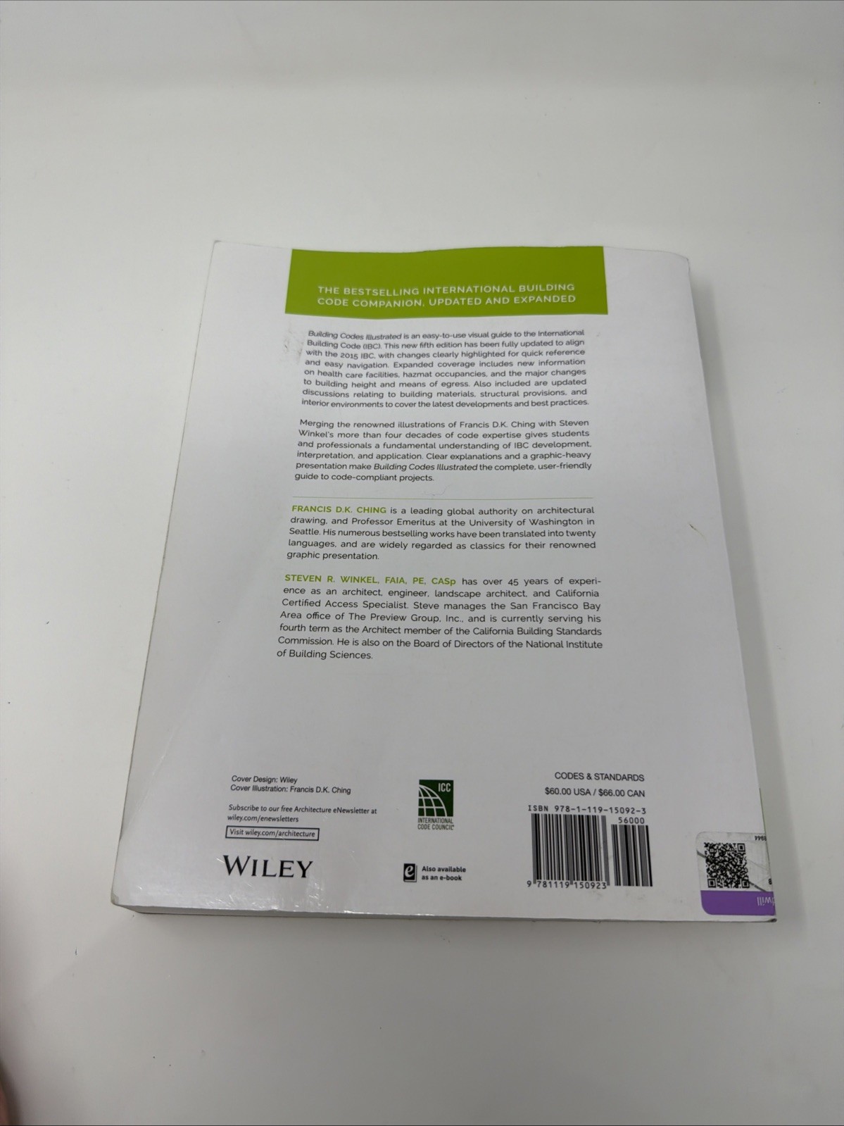 BUILDING CODES ILLUSTRATED: A GUIDE TO UNDERSTANDING THE By Francis D. K. Ching