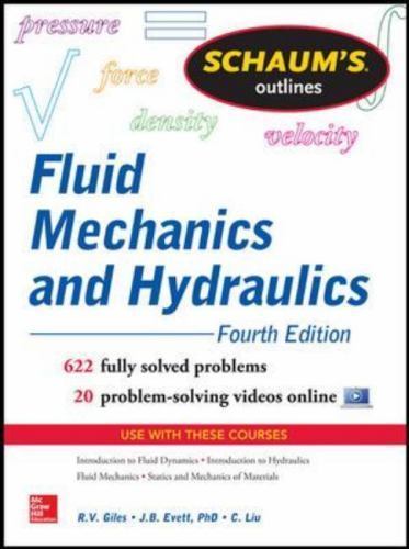 Schaum’s Outline of Fluid Mechanics and Hyd- 9780071831451, Cheng Liu, paperback