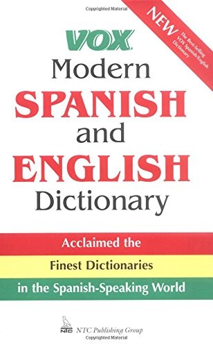 VOX MODERN SPANISH AND ENGLISH DICTIONARY – Hardcover **Mint Condition**