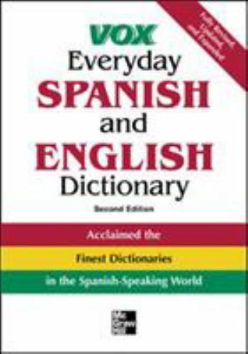 Vox Everyday Spanish and English Dictionary; VOX – 9780071452779, Vox, paperback
