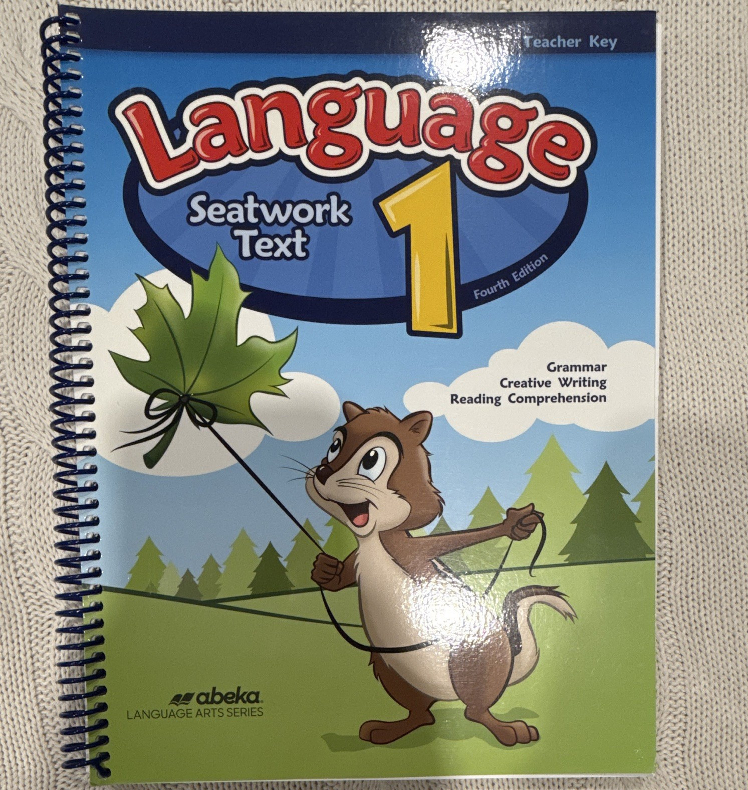 Abeka Language 1 Seatwork Text Teacher Key 4th Ed Ring/Wire Bound Workbook