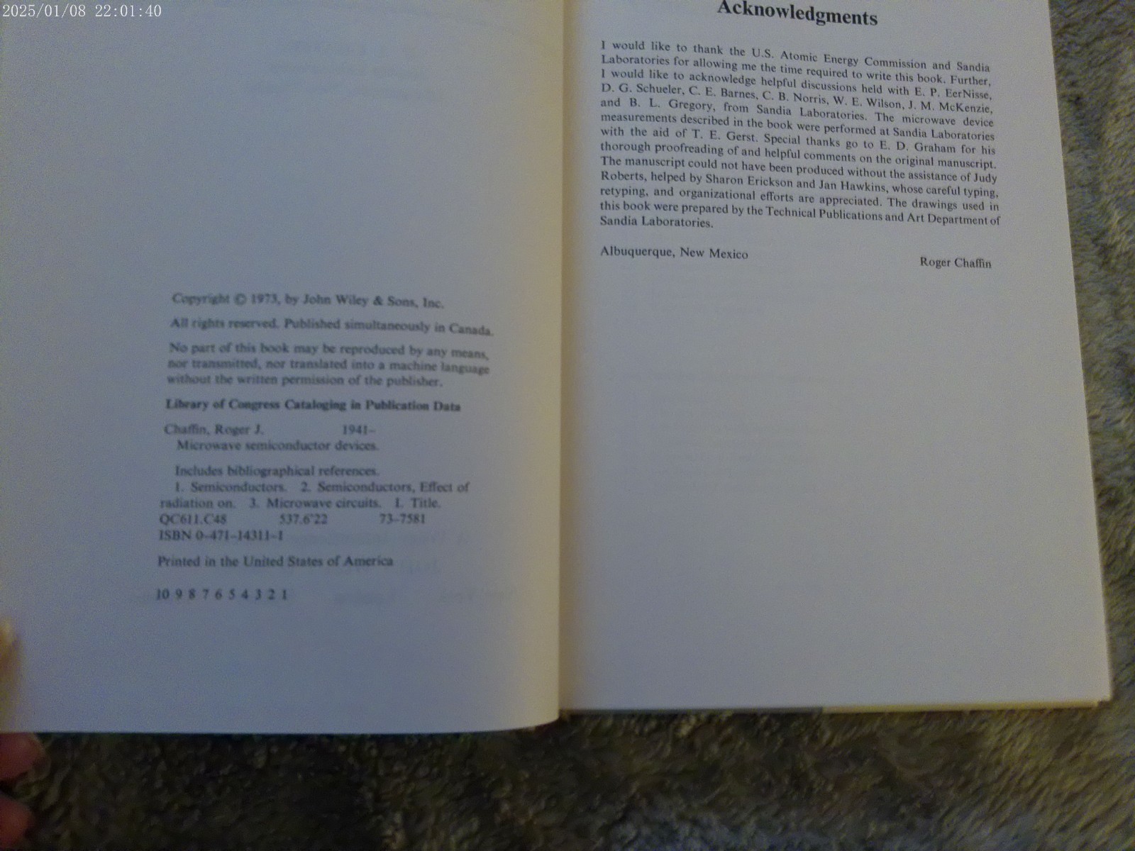 Microwave Semiconductor Devices : Fundamentals and Radiation by Chaffin…