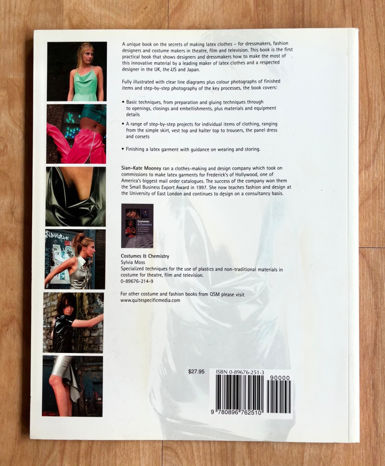 MAKING LATEX CLOTHES, Sian-Kate Mooney, Trade Paperback Sewing Book 112 Pages VG