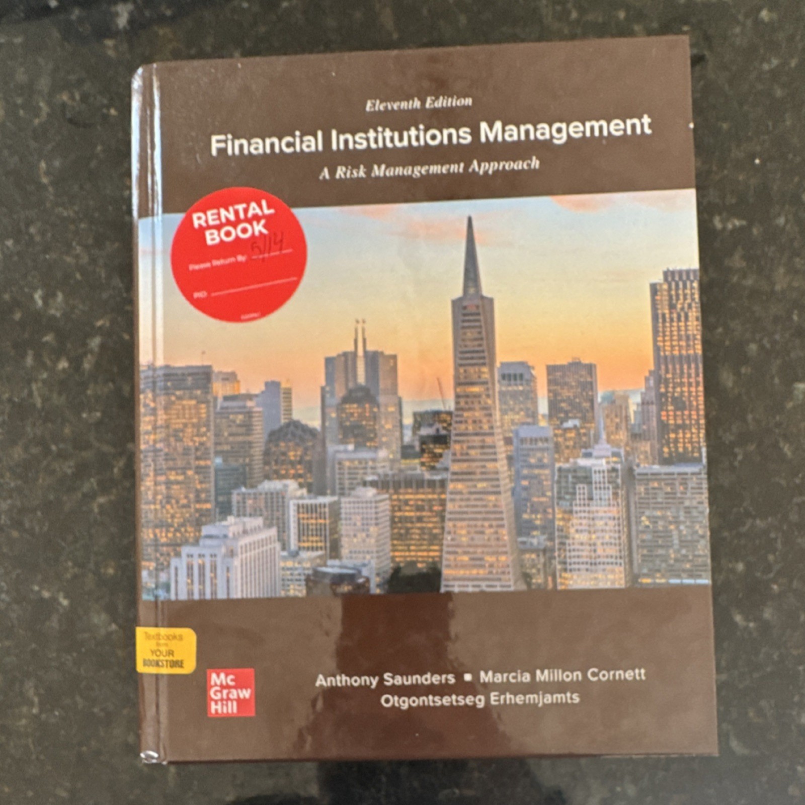 McGraw-Hill Financial Institutions Management 11th Ed Saunders Hardcover