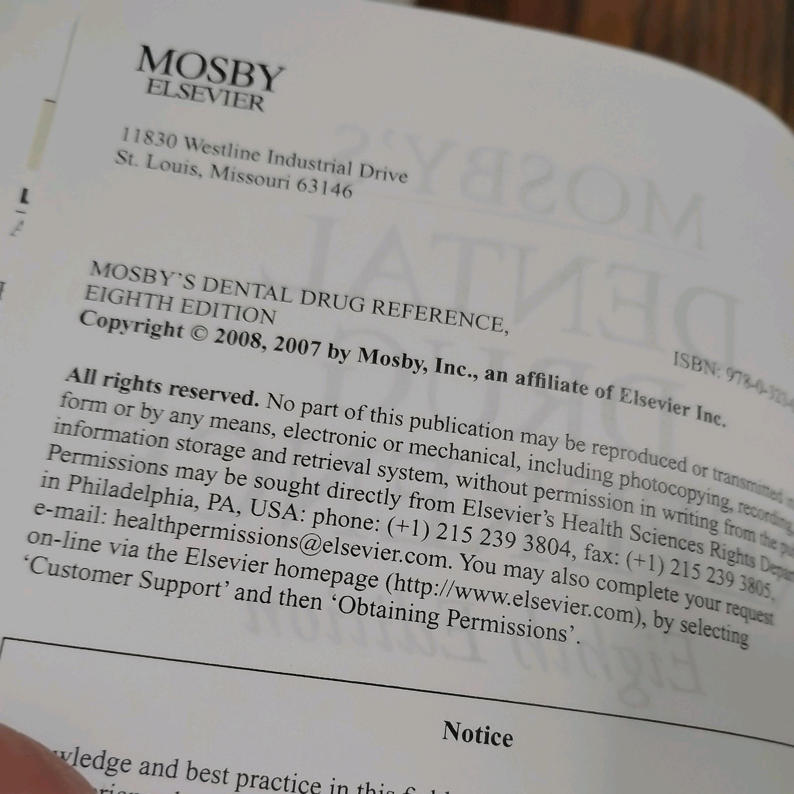 Mosby’s Dental Drug Reference (Mosby’s Dental Drug Consult) Eighth Edition