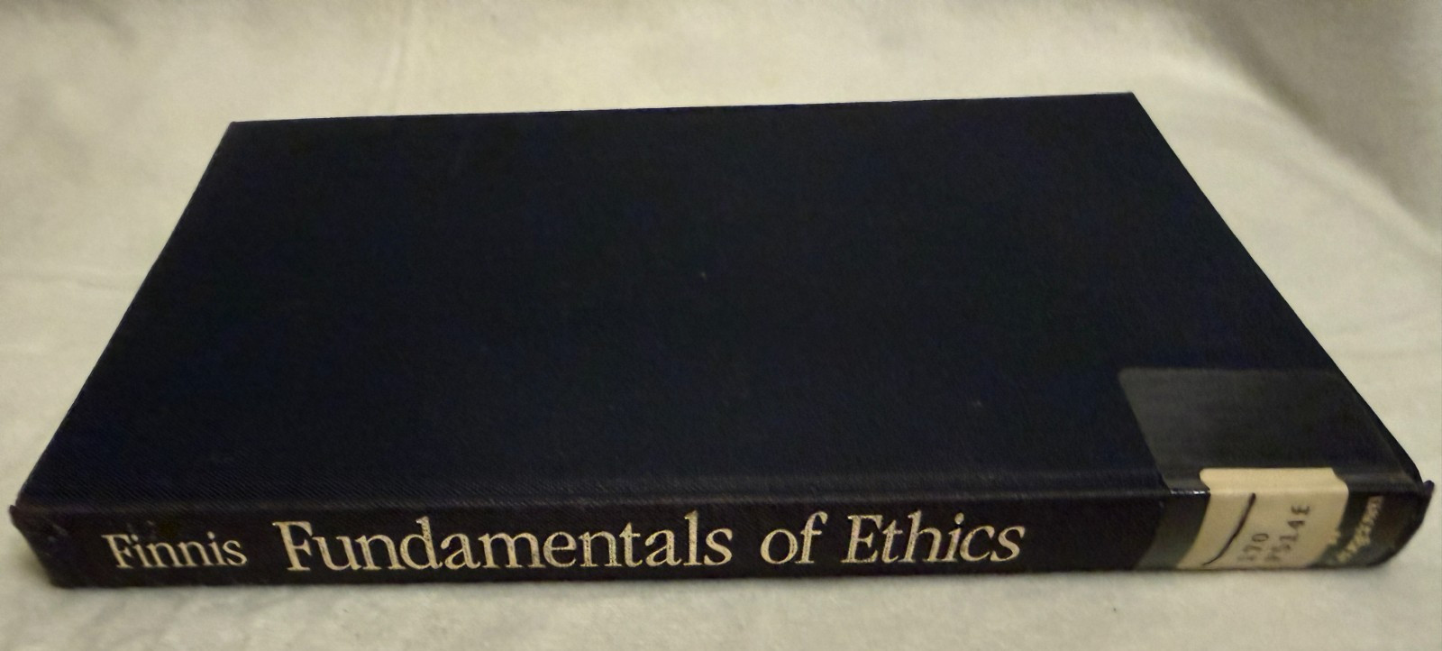 FUNDAMENTALS OF ETHICS John Finnis HC exlib philosophy moral theory 1983