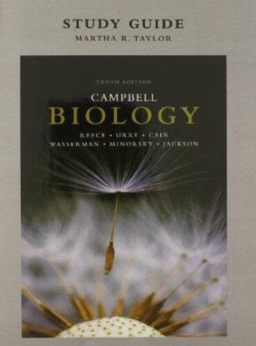 Study Guide for Campbell Biology – Paperback By Reece, Jane B. – ACCEPTABLE