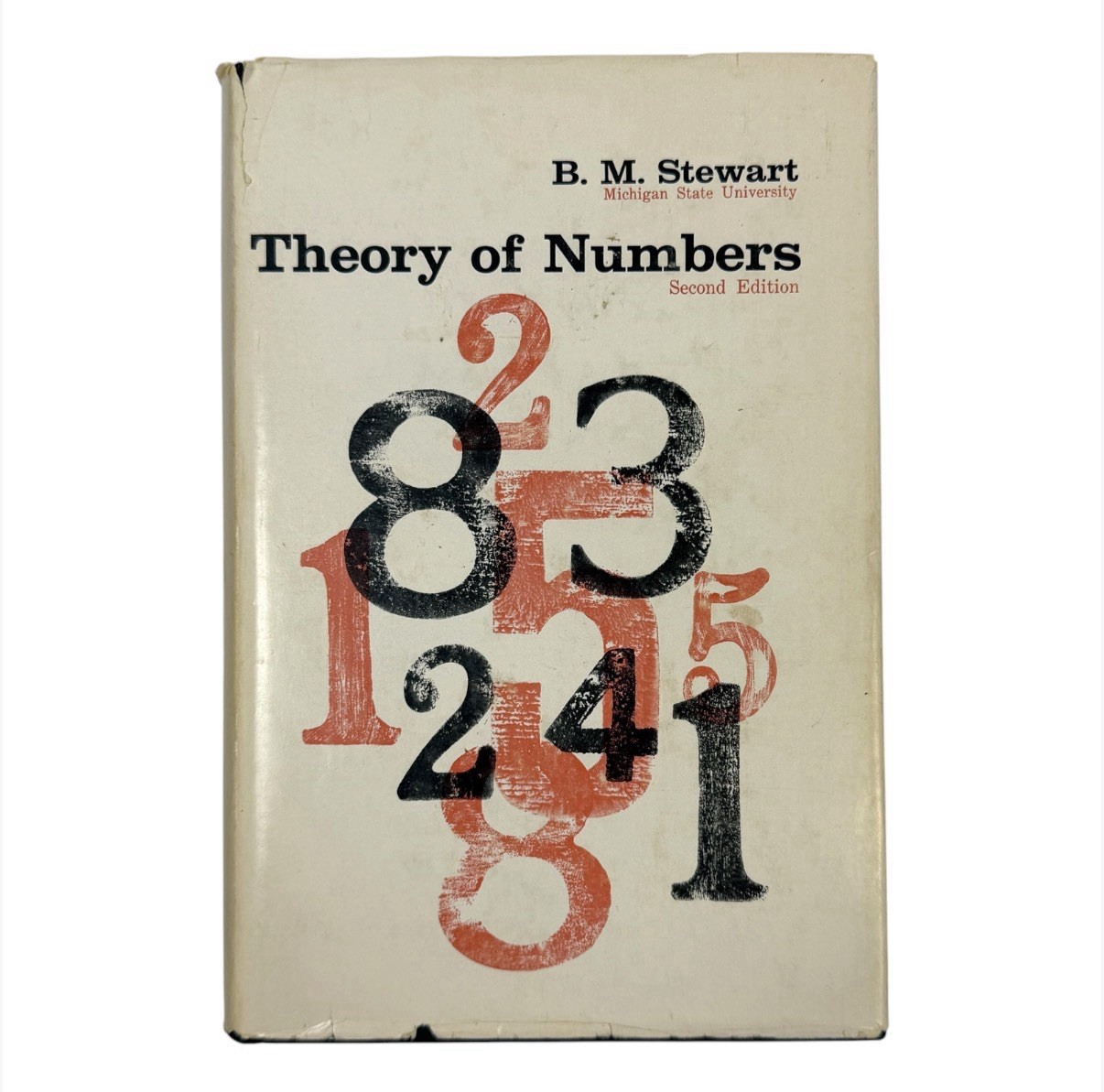 Theory of Numbers 2nd Ed B.M. Stewart 1965 Hardcover Dust Jacket Math Textbook