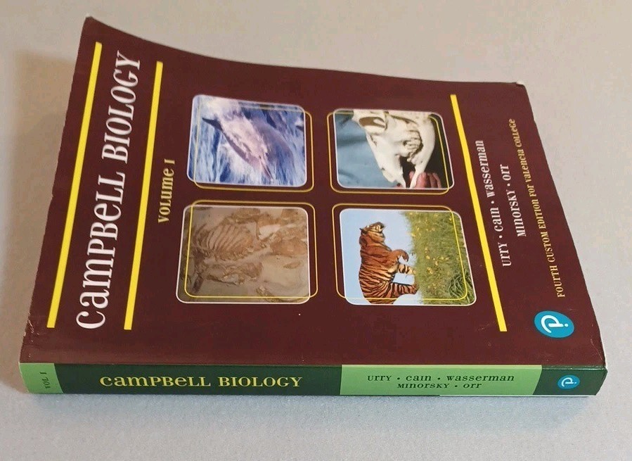 Campbell Biology Vol 1 2th Custom Edition Valencia College Textbook Pearson