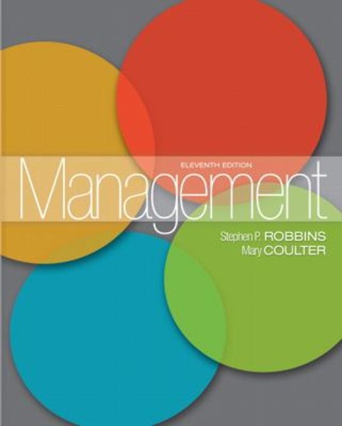 Management Hardcover Mary A., Robbins, Stephen P. Coulter