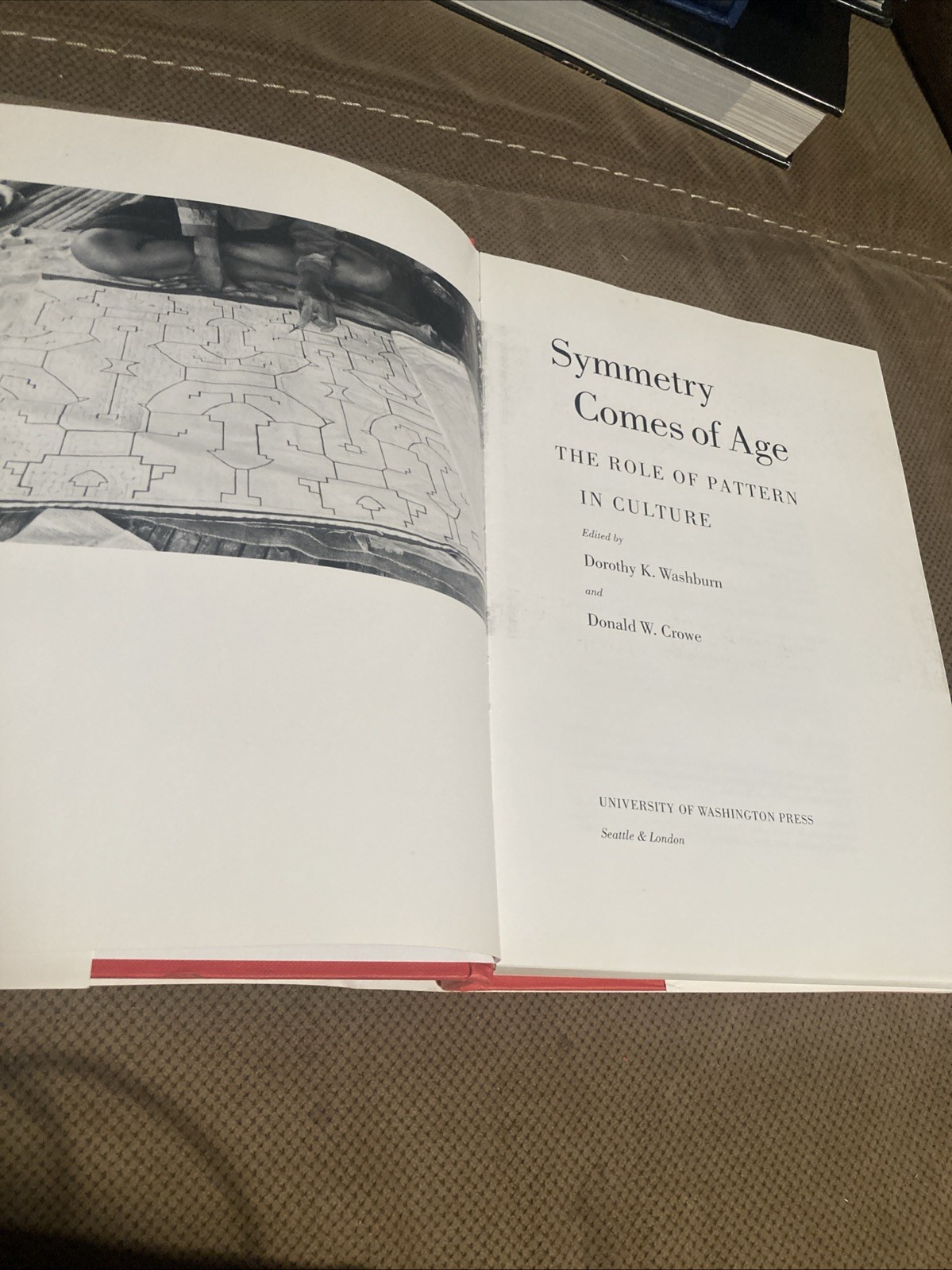 Symmetry Comes Of Age, The Role Of Pattern In Culture Hardback Book Dust Jacket