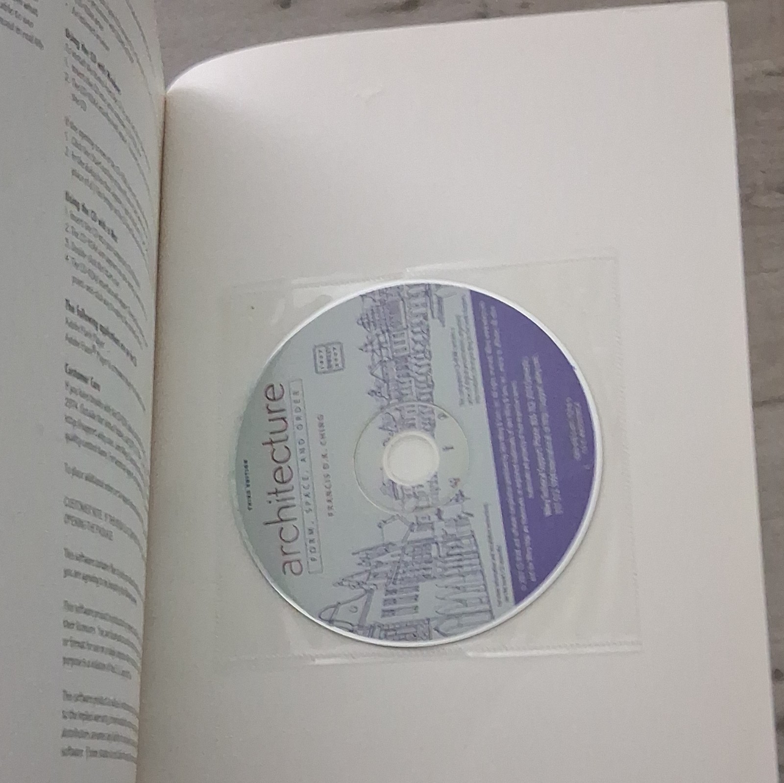 Francis D.K. Ching Architecture: Form, Space, and Order 3rd Ed PB/CD 2007