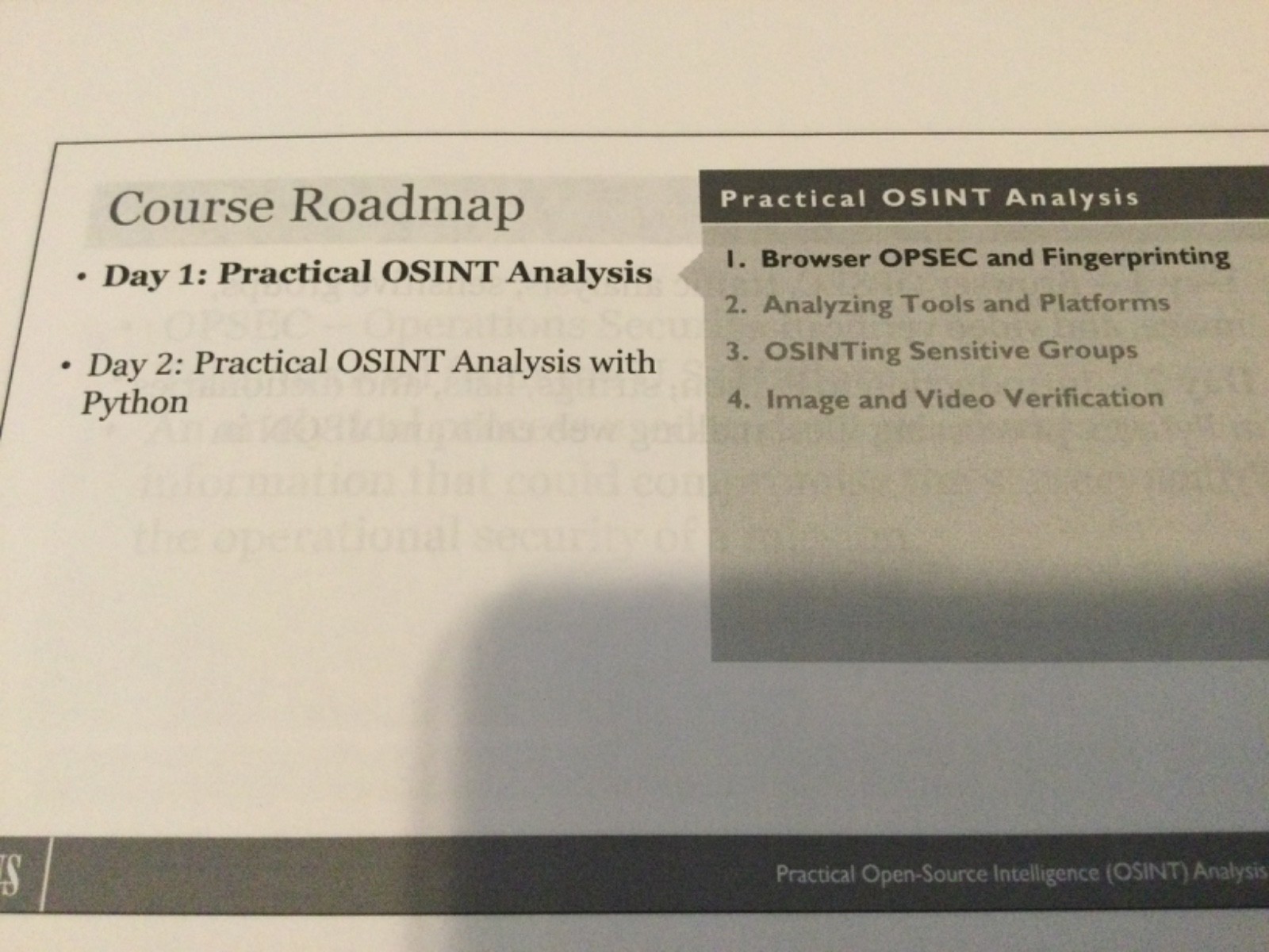 SANS SEC537 2021 Practical Open-Source Intelligence (OSINT) Analysis & Automat