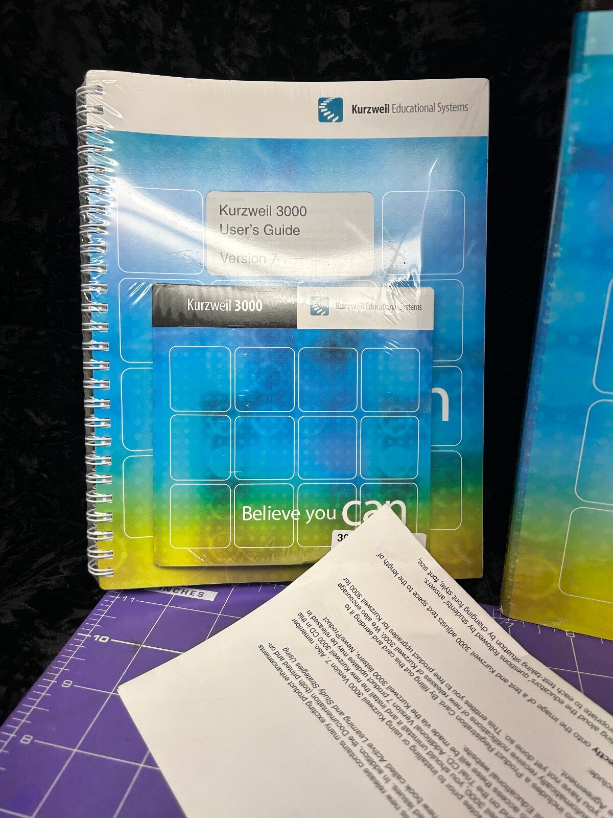 NOS- Kurzweil 3000, Believe You Can, Educational System Windows Reading Software