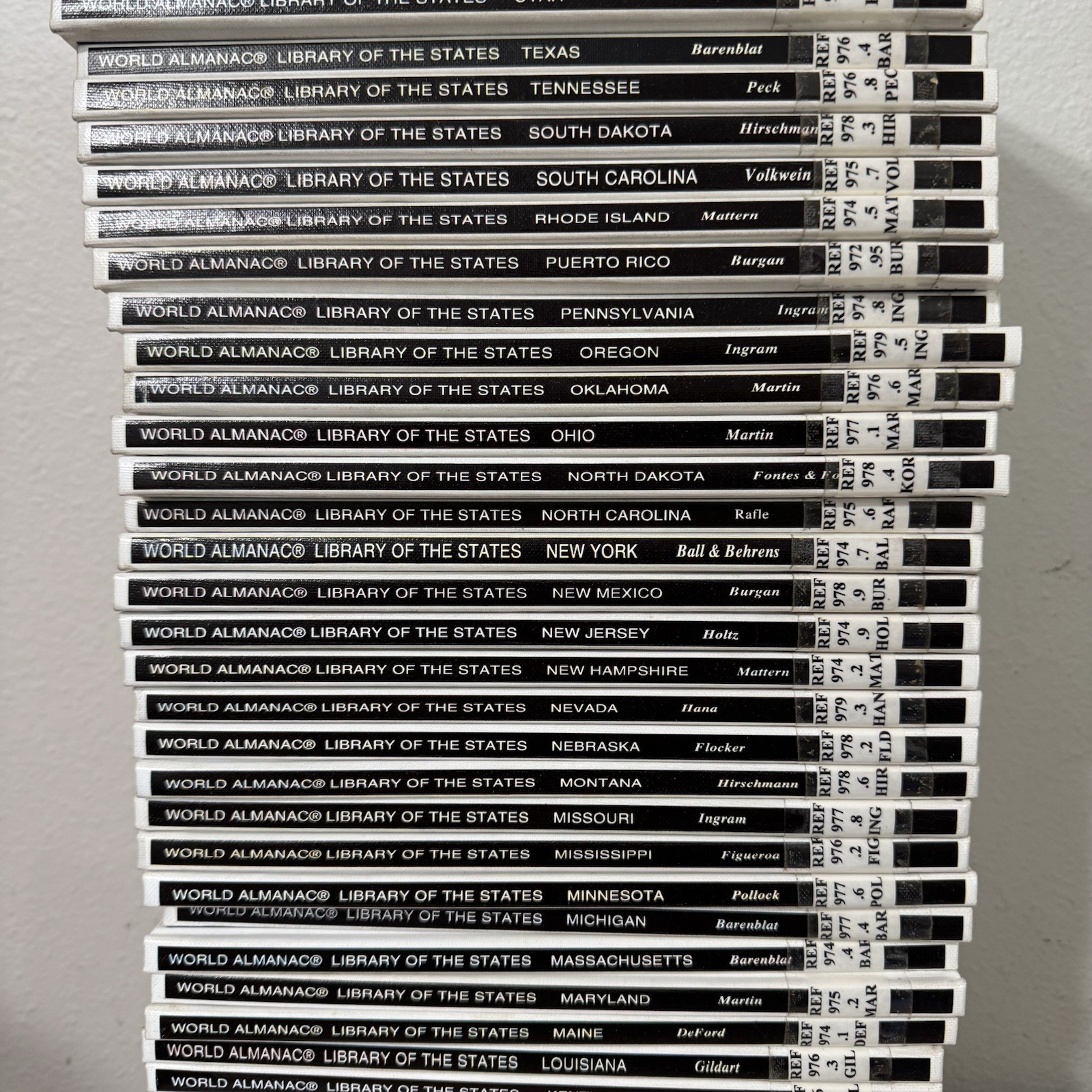 World Almanac Library of the States Hardcover Books Full Set of 52 USA History