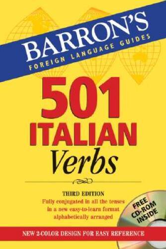 501 Italian Verbs: with CD-ROM (Barron’s 501 Italian Verbs (W/CD)) (Itali – GOOD