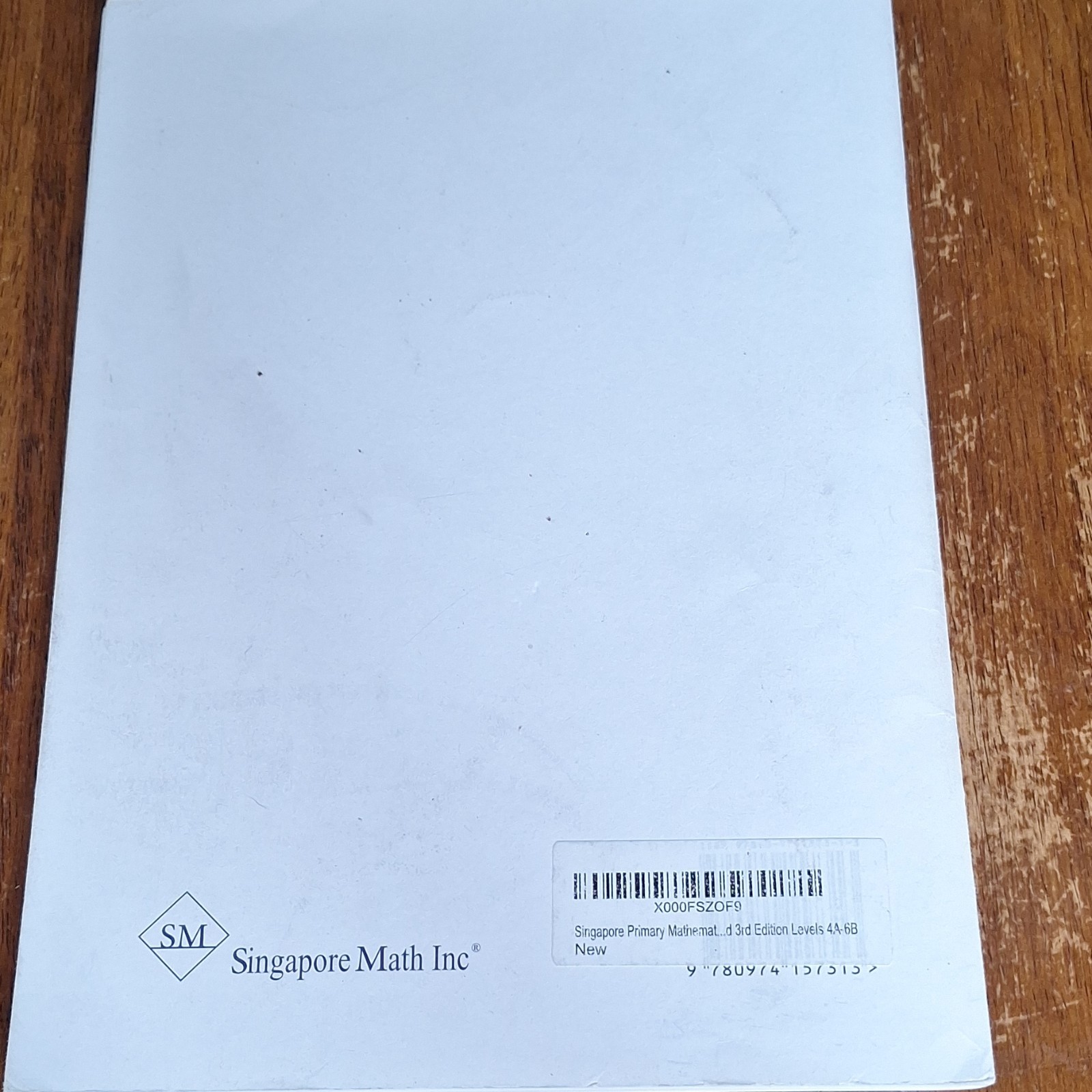Singapore Math Inc. Answer Keys 4A-6B, Elementary Mathematics, Paperback, 2003