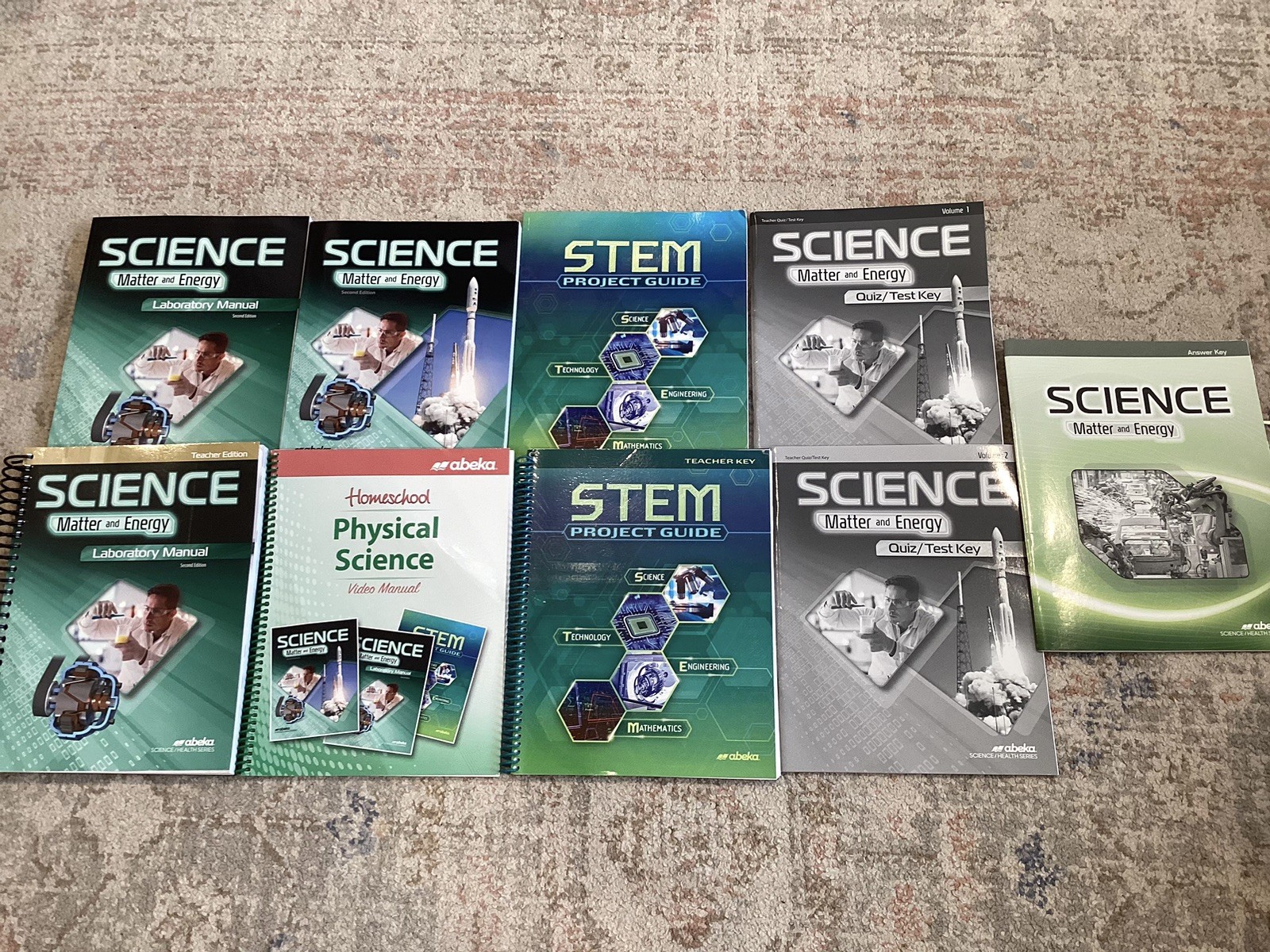 Abeka 9th Grade Science Matters And Energy 2nd Edition Student And Teacher Books