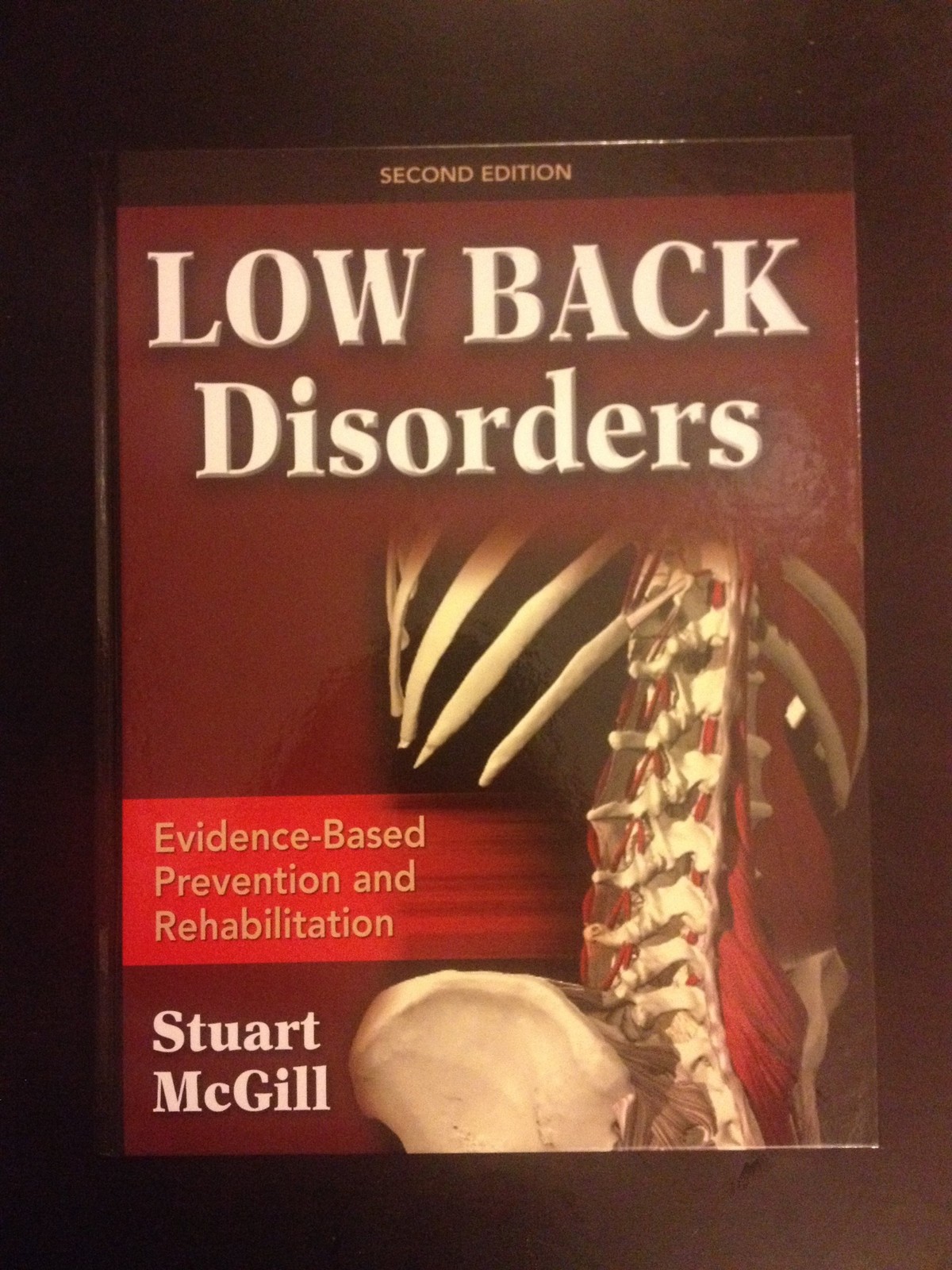 Low Back Disorders, Second Edition – hardcover Stuart McGill