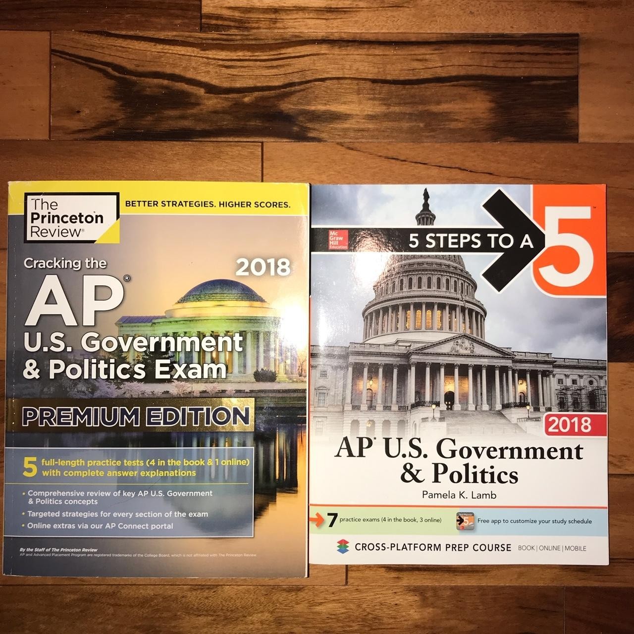 NEW AP gov prep books