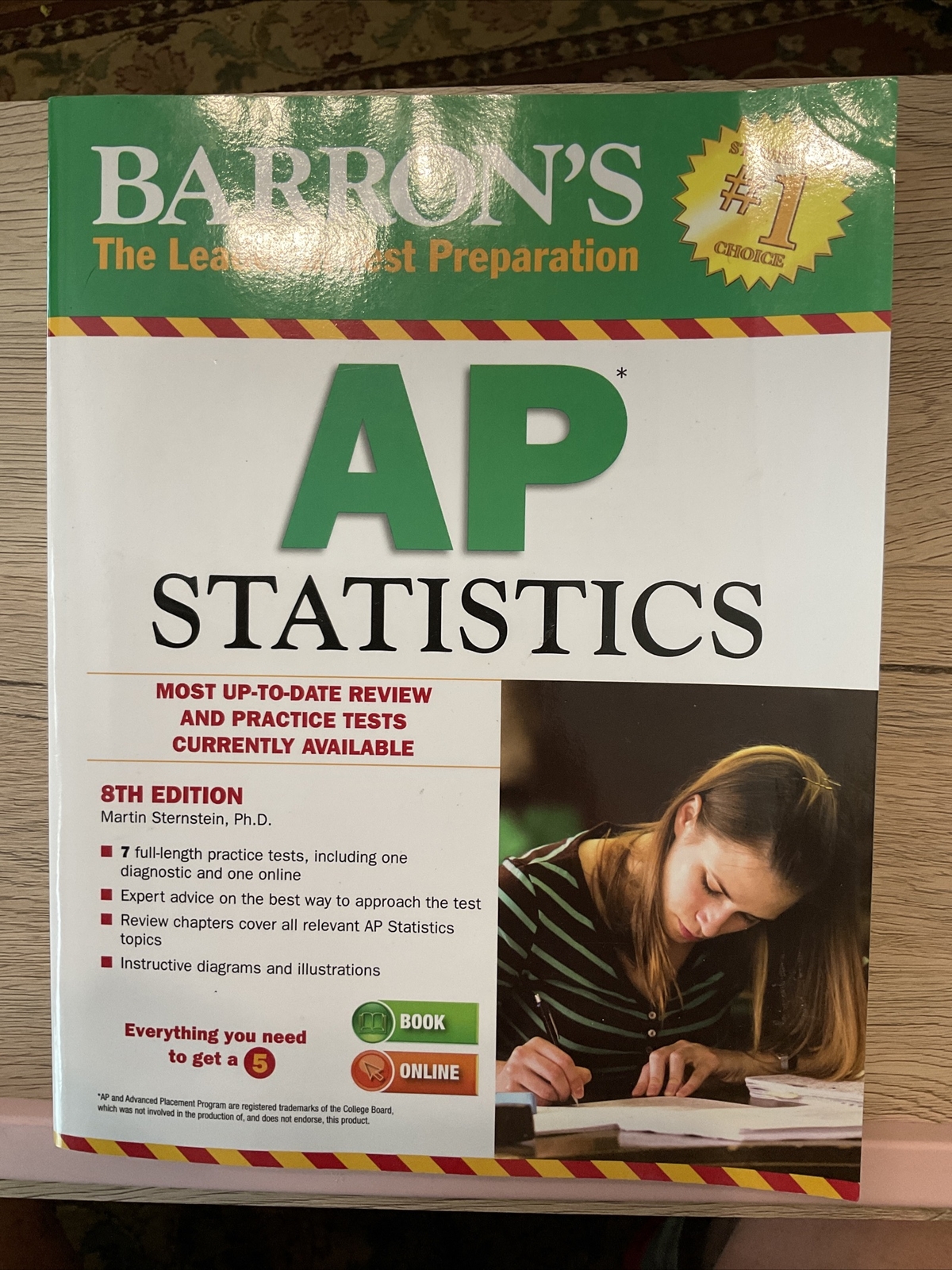 AP Statistics by Martin Sternstein (2015, Trade Paperback, Revised edition)