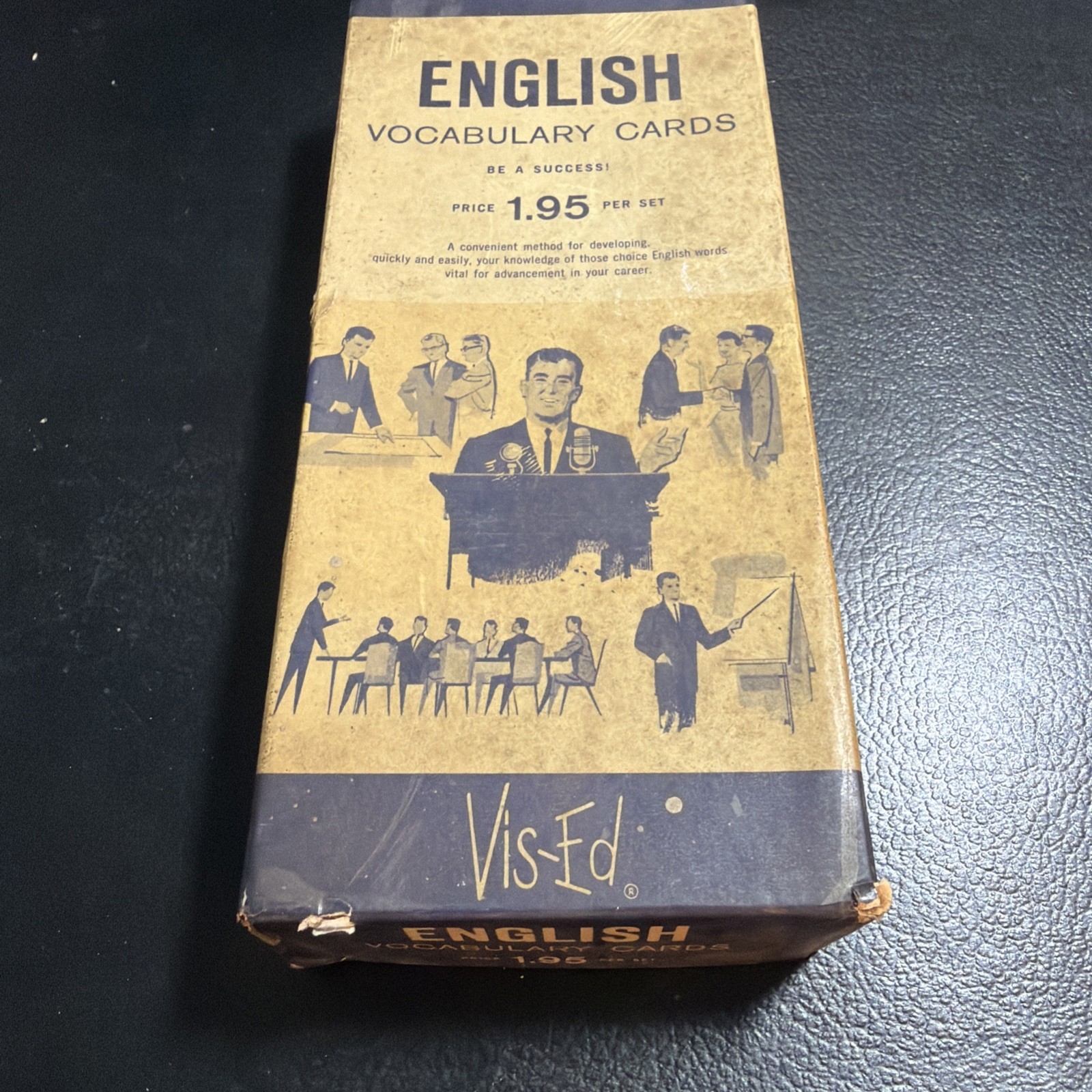 Vintage Vis-Ed English Vocabulary Cards 1950’s hundreds of cards