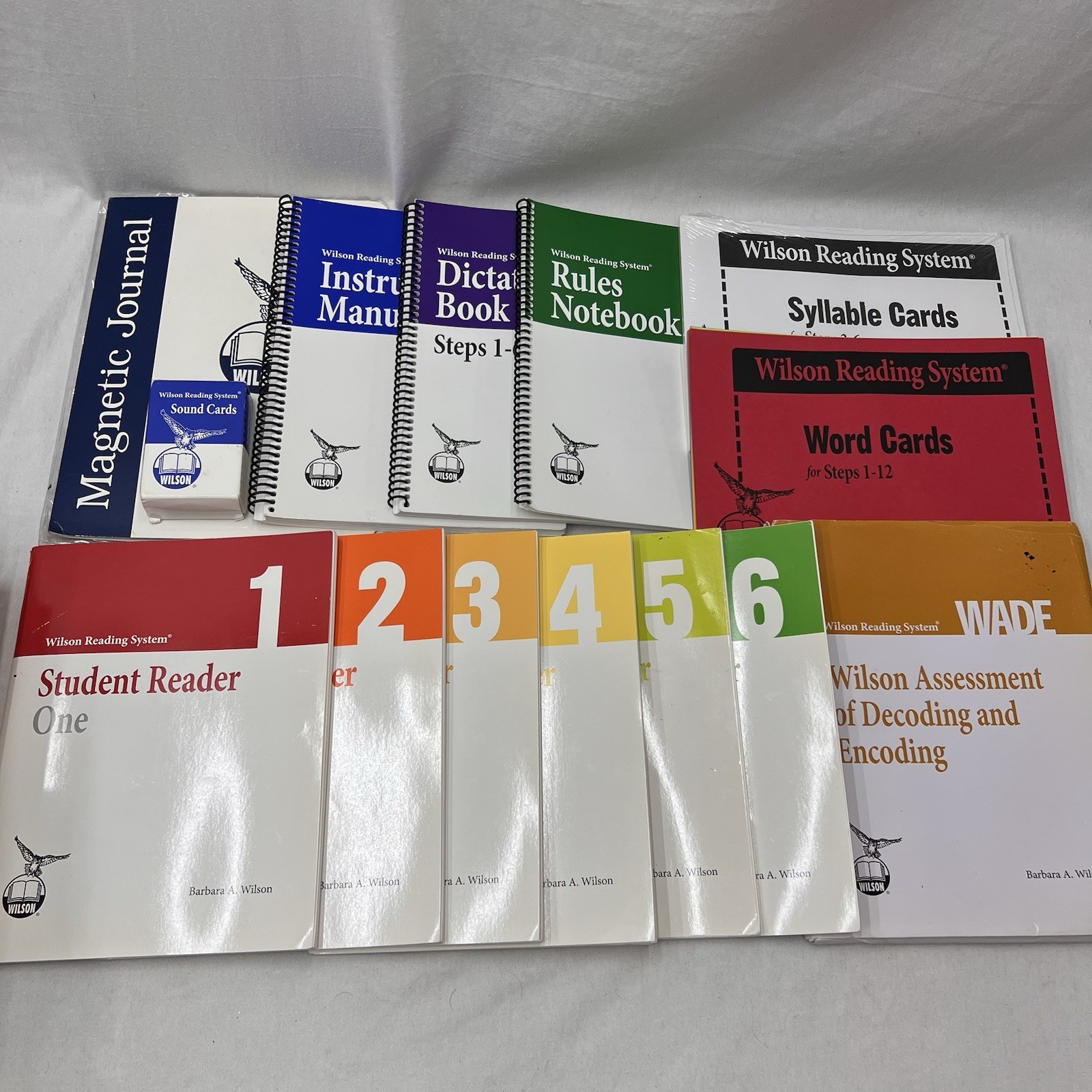Wilson Reading System Lot 1-6 Dictation Student Words Sounds Syllable Journal