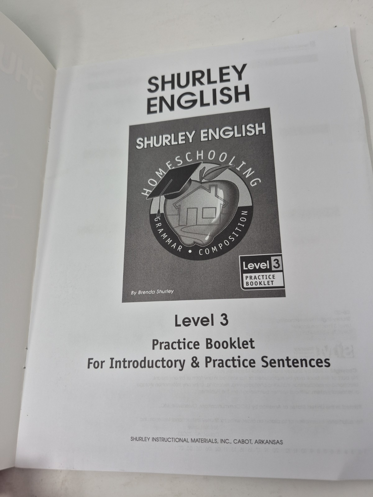 Shurley English Homeschool Level 3 Grammar + Composition, Set Of 3 – See Desc.