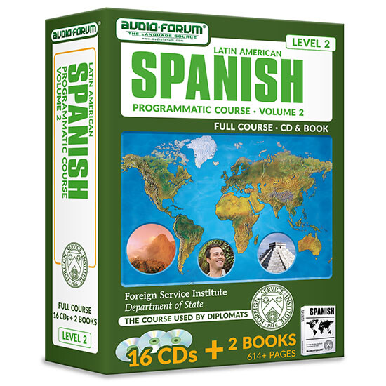 FSI: Programmatic Spanish 2 (16 CDs/Books) by Foreign Service Institute