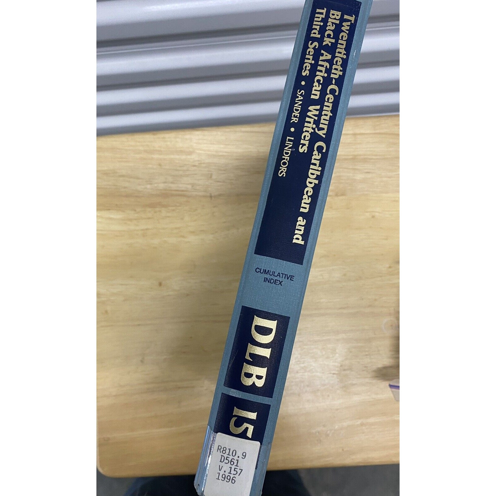 Dictionary Literary Biography 157 20th CENTURY CARIBBEAN & BLACK AFRICAN WRITERS