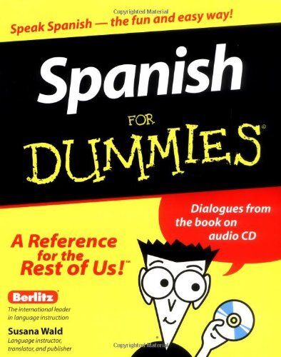 Spanish For Dummies by Susana Wald (paperback)