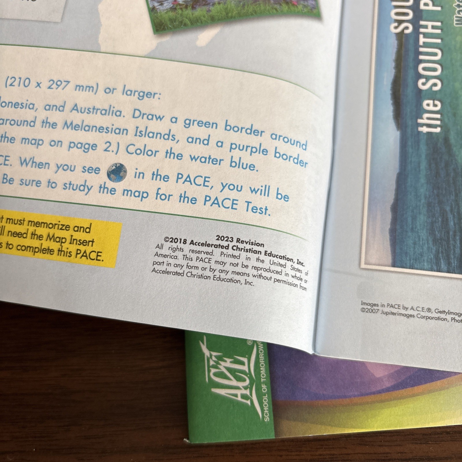 School of Tomorrow Ace Social Studies PACEs 1107 & 1108 Unused 4th Edition