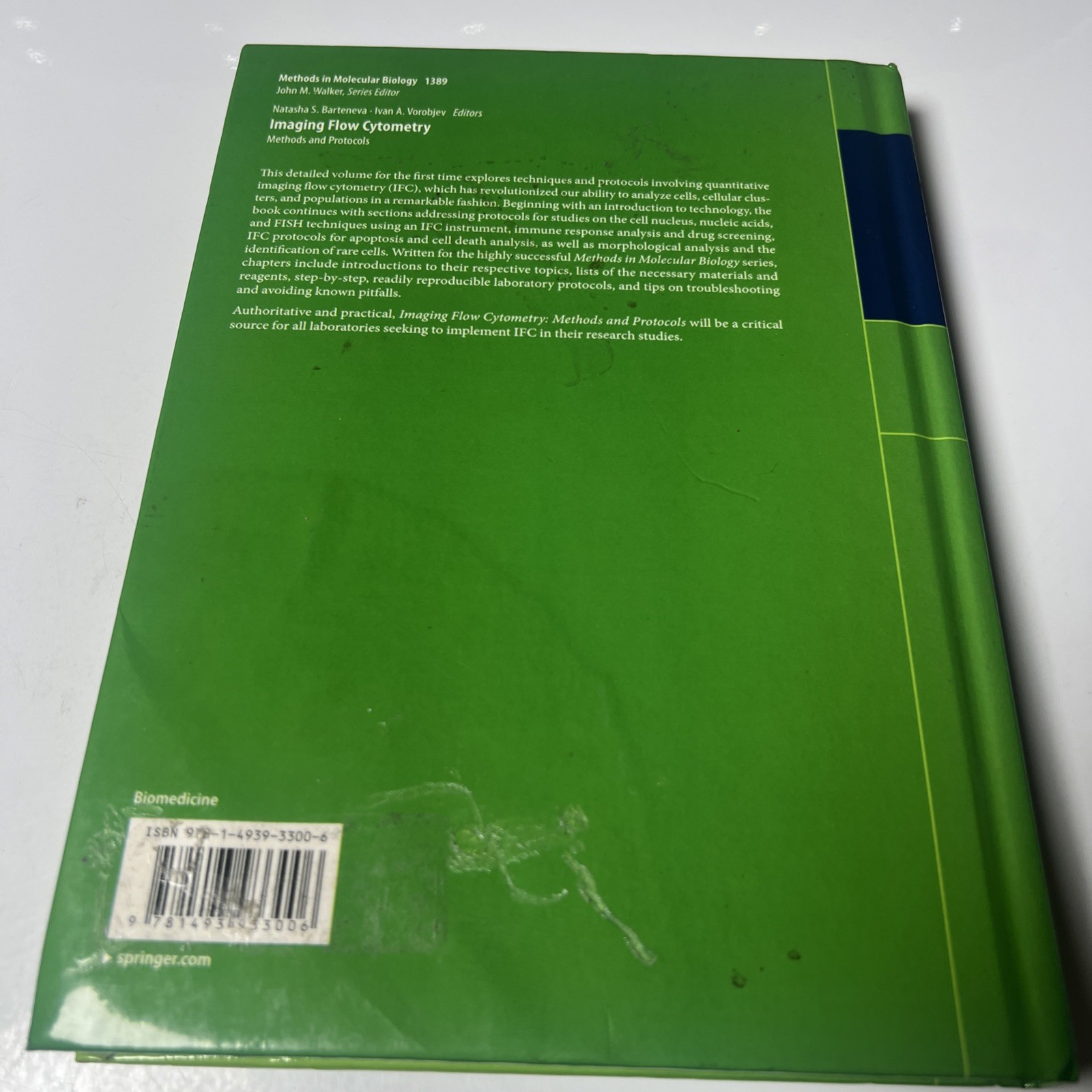 Imaging Flow Cytometry: Methods and Protocols (Hardcover) Acceptable READ BELOW