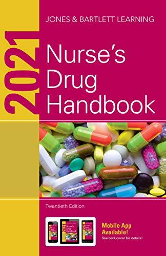 2021 Nurse’s Drug Handbook, Jones & Bartlett Learning